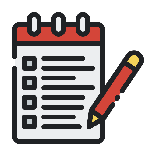 Notes lecture notes check list icon Notes lecture notes check list icon
