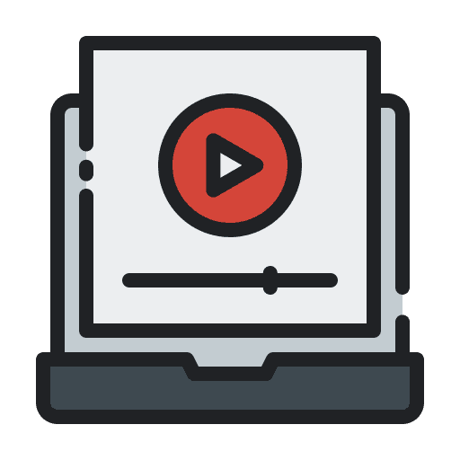 Tutorial education video tutorial monitor icon Tutorial education video tutorial monitor icon