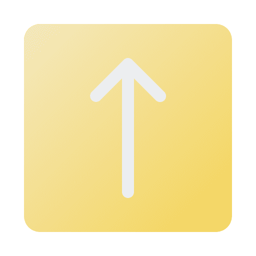 Up directional arrow traffic sign turn icon