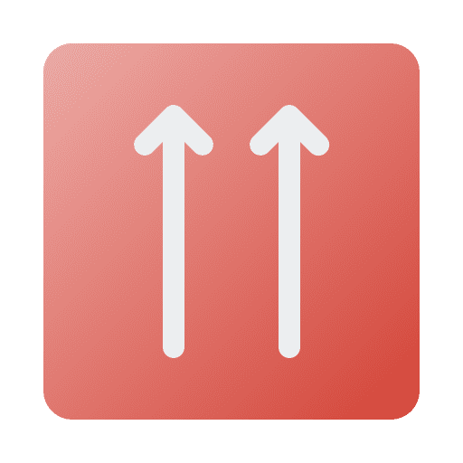 Up up traffic sign arrow icon