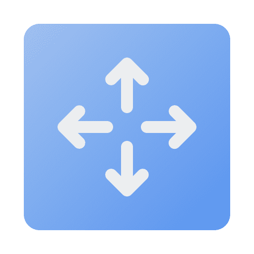 Arrow up move all directions icon Arrow up move all directions icon