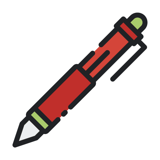 Ballpoint ballpoint stationery school icon