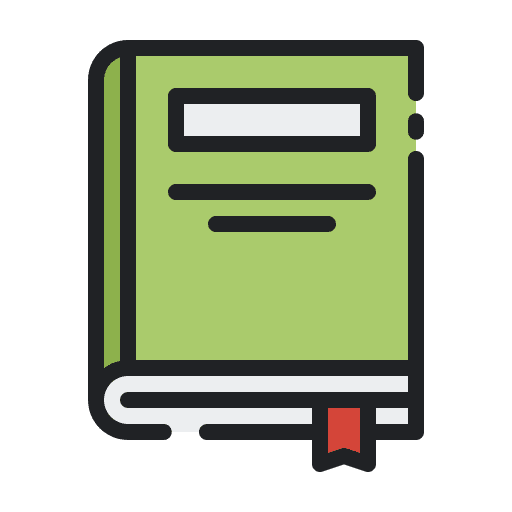 Book education address book bookmark icon Book education address book bookmark icon
