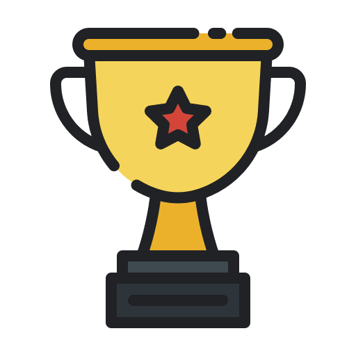 Trophy cup champion star icon Trophy cup champion star icon
