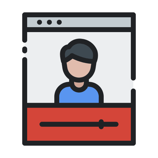 Course video tutorial online course education icon Course video tutorial online course education icon