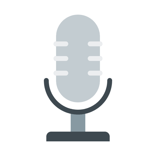 Podcast communications webinar voice icon Podcast communications webinar voice icon