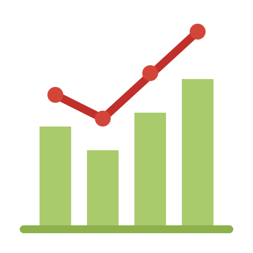 Chart bar chart analysis pie chart icon Chart bar chart analysis pie chart icon