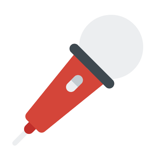 Microphone audio music sing icon Microphone audio music sing icon