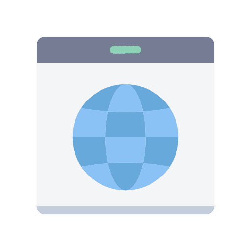 Browser globe seo marketing icon