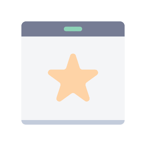 Star star website favorite icon