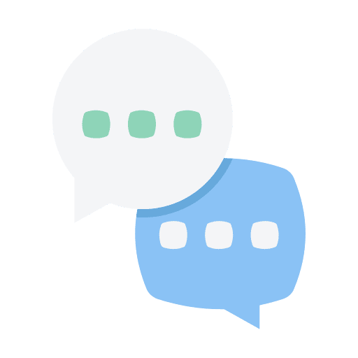 Chat chatting message faq icon Chat chatting message faq icon