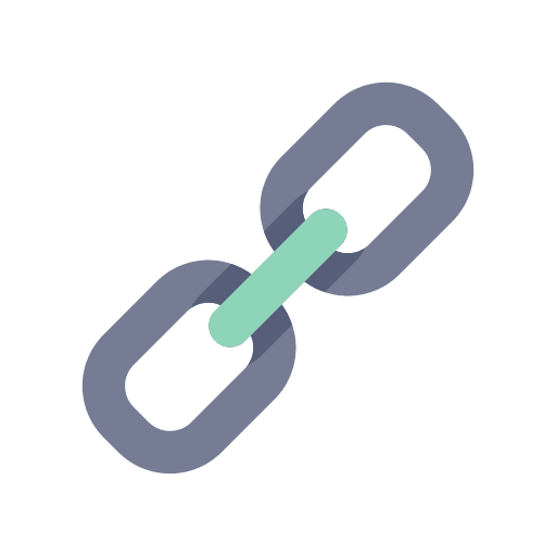 Link website chain seo and web icon Link website chain seo and web icon