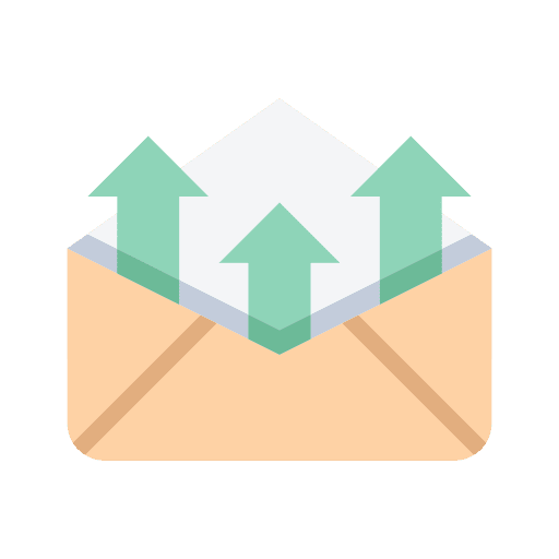 Mail letter seo and web marketing icon Mail letter seo and web marketing icon
