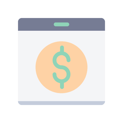 Money seo and web bank money icon Money seo and web bank money icon