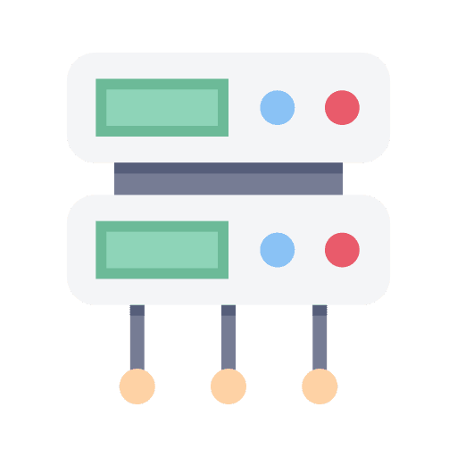 Server seo and web file backup icon Server seo and web file backup icon