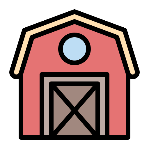 Barn barn farm house farmland icon
