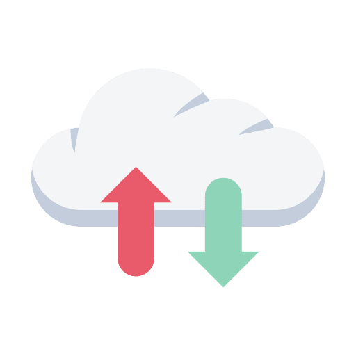 Cloud marketing upload transfer icon Cloud marketing upload transfer icon