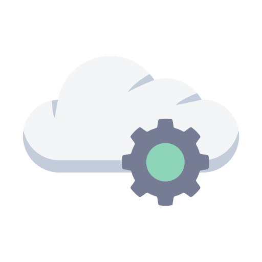Cloud tools preference settings icon Cloud tools preference settings icon