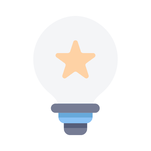 Creative seo and web bulb idea icon Creative seo and web bulb idea icon