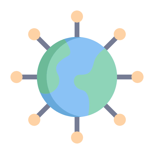 Earth seo network globe icon Earth seo network globe icon