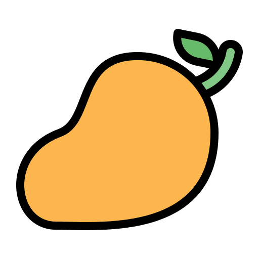 Mango mango diet food icon