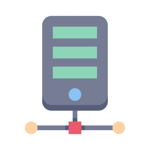 Server backup database server storage icon Server backup database server storage icon