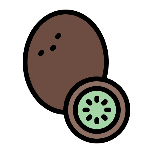 Kiwi fruit vegan vegetarian icon Kiwi fruit vegan vegetarian icon