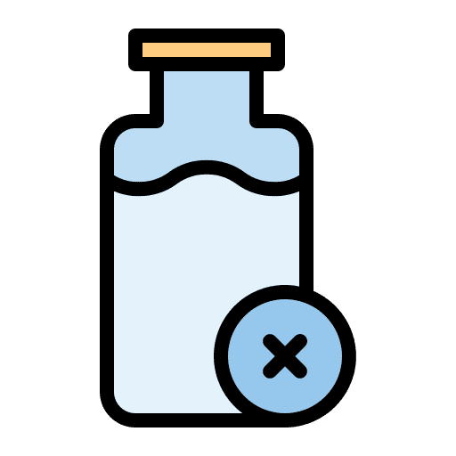 No milk no milk vegan food diet icon No milk no milk vegan food diet icon