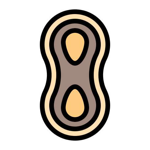 Peanut peanut vegan nut icon Peanut peanut vegan nut icon
