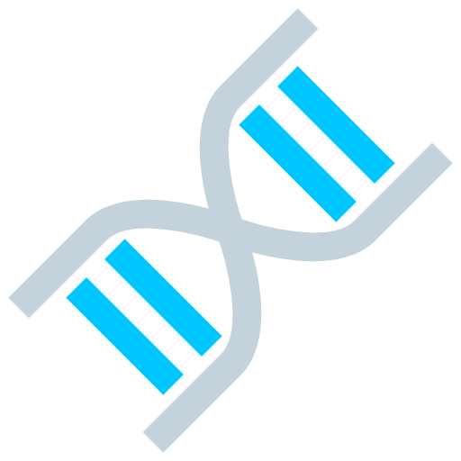 Dna biology genetic science icon