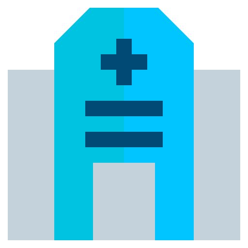 Hospital urban health hospital icon