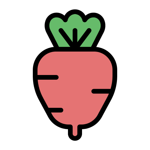 Radish diet healthy food radish icon Radish diet healthy food radish icon