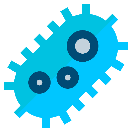 Bacteria disease bacteria biology icon