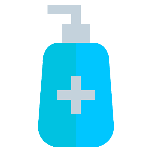 Hand sanitizer medicine pharmacy healthcare and medical icon