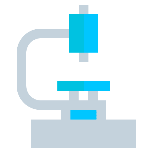 Microscope medical laboratory observation science icon Microscope medical laboratory observation science icon