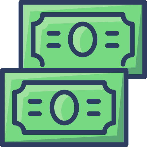 Cash payment method business and finance cash icon