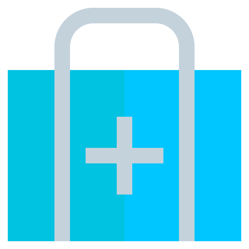 First aid kit medicine health medical icon First aid kit medicine health medical icon