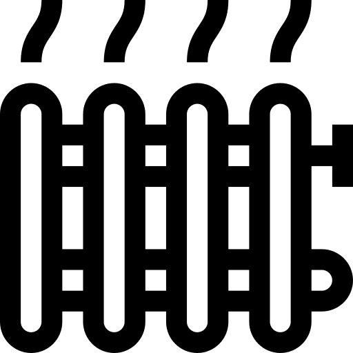 Radiator radiator warm electronics icon