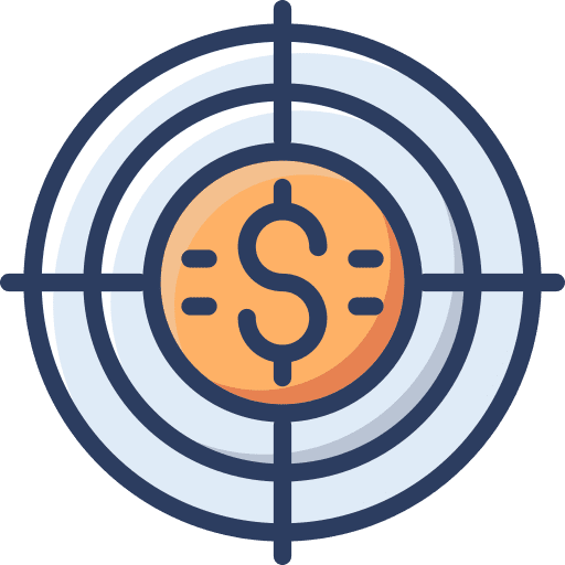 Target goal focus shoot icon Target goal focus shoot icon