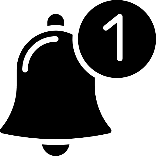 Bell bell alarm notification icon