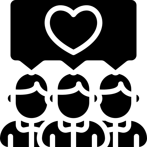 Group talk communication conversation icon