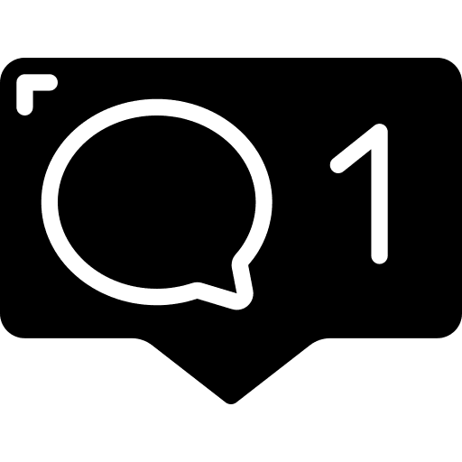 Message chat notify alert icon