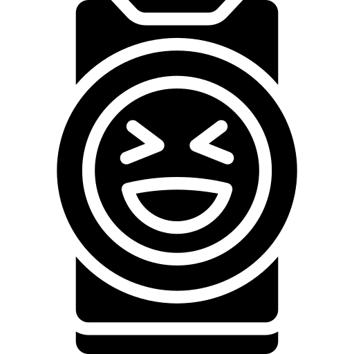 Laughing reaction laughing social media icon