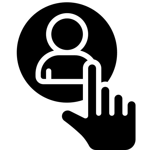 Profile user profile click icon