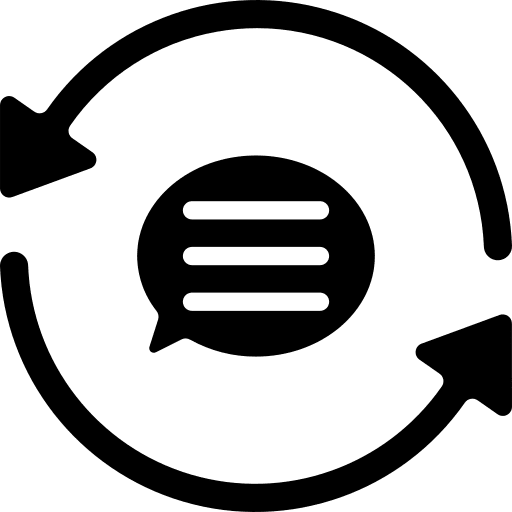 Refresh chat communications message icon