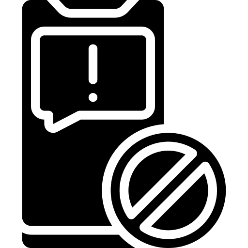 Block block remove phone icon