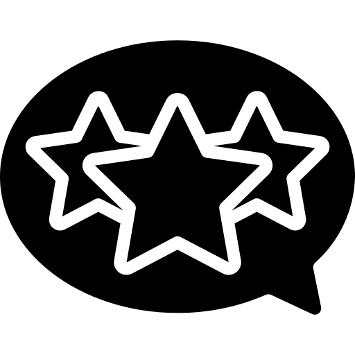 Rating message rating marketing icon