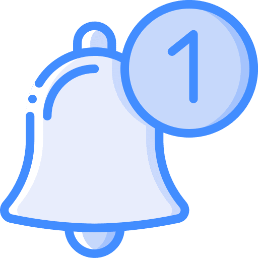 Bell alert alarm bell icon