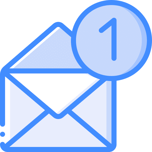 Envelope notification letter envelope icon