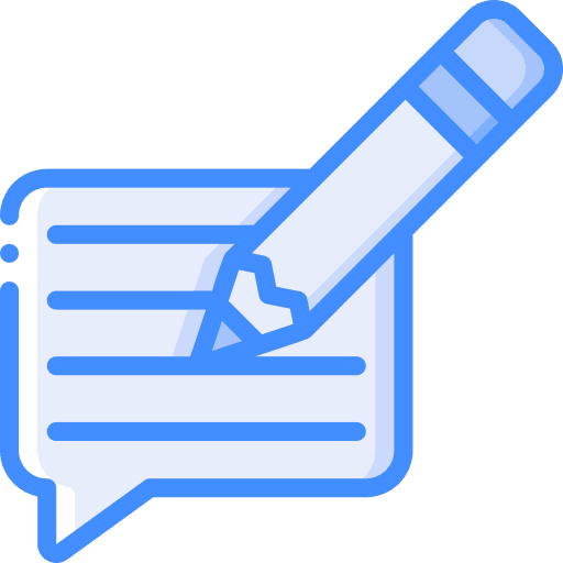 Message pencil communication communications icon